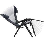 Relax Air Deluxe avec repose-tête : Gris