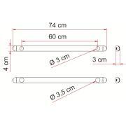 Kit Support  2 barres - Barre inférieure
