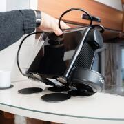 Lot de 4 aimants puissants : Noir XXL