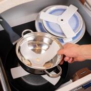 Séparateurs d'assiettes aimantés gris