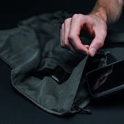 Serviette de plage pliable NanoDry : Anthracite