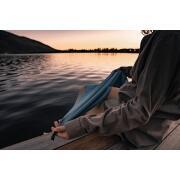 Grande serviette de douche pliable NanoDry : Bleu ardoise