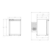 Réfrigérateur encastrable à compression BLIZZ-E : F40