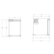 Réfrigérateur encastrable à compression BLIZZ-E : F50