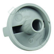 thermostat bouton tournt gris argenté