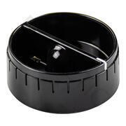 bouton tournant noir