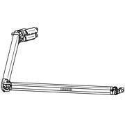 Bras de store droit complet 300-500 cm