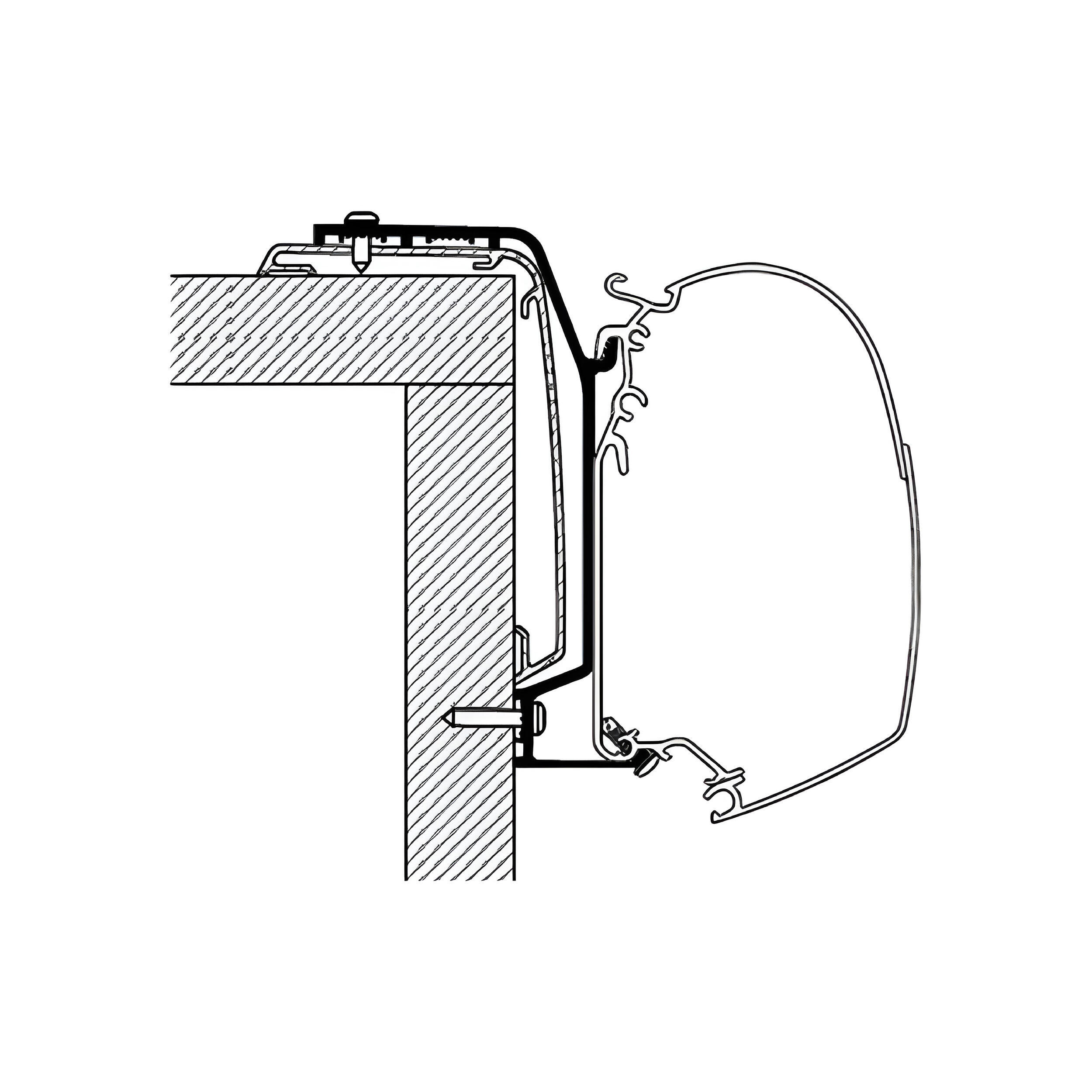 Adapateur de store Rapido S8 / S80DF 2025 pour store Omnistor 5200 5 m