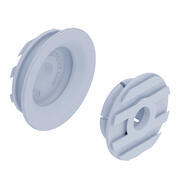 Ensemble de clips pour fixation cloison mâle et femelle