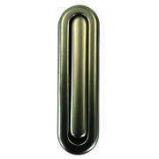 Poignée cuvette 48X10 mm chromé mat
